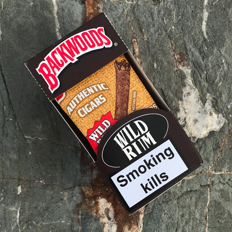 Backwoods Wild Rum ıslak puro  (Rom Aromalı)